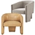 Elegant Grayson Fae Chair 3D model small image 4