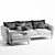 Ultimate Comfort Squishmeister Sofa 3D model small image 7