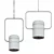 Sleek Scandinavian Pendant Lamp 3D model small image 2