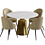 Elegance Defined: Eichholtz Cooper Dining Table 3D model small image 2