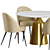 Elegance Defined: Eichholtz Cooper Dining Table 3D model small image 3