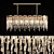 Elegant Ice Plates Chandelier 3D model small image 5