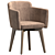 Elegant Wien Dining Chair 3D model small image 3