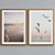 Coastal Birds Frame Set 3D model small image 4