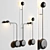 Vibia PIN LED Wall Lamp: Adjustable Elegance 3D model small image 1