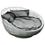 Modern Armchair: Sleek Design & Comfort 3D model small image 5