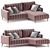 Elegant Corner Sofa: Markful 3D model small image 2