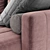 Elegant Corner Sofa: Markful 3D model small image 6