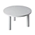 Sleek Round Pole Table 3D model small image 4