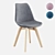 Frankfurt Velvet Chair: Elegant and Comfortable 3D model small image 7
