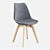 Frankfurt Velvet Chair: Elegant and Comfortable 3D model small image 8