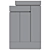 3D Wardrobe: Stylish and Practical Storage Solution 3D model small image 3