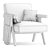 Eichholtz Greta Armchair: Stylish and Compact 3D model small image 5