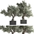 28-Piece Indoor Bonsai Plant Set 3D model small image 7