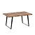 Yukon Rustic Natural Slab Dining Table 3D model small image 1