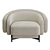 Olivya Stone Astor Lounge Chair: Sleek, Stylish Seating 3D model small image 2