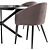  Elegant La Fontain Dining Chair and Astra Table Set 3D model small image 5