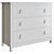 Ellipsefurniture Wood Dresser 3D model small image 2