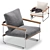 Modern Ross Chair Set: Stylish West Elm Design 3D model small image 2
