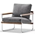 Modern Ross Chair Set: Stylish West Elm Design 3D model small image 5