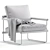 Modern Ross Chair Set: Stylish West Elm Design 3D model small image 7