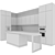 Adjustable Modern Kitchen 3D model small image 7