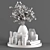 Elegant Decor Set 3D model small image 3