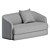 Covent 2 Seater Sofa: Contemporary Comfort by New Works 3D model small image 3