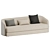 Modern Elegance: Covent 3 Seater Sofa 3D model small image 4