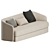 Modern Elegance: Covent 3 Seater Sofa 3D model small image 5