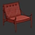 Title: Vintage Frank Kyle Lounge Chair 3D model small image 4
