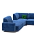 Modern Arcolor Sofa: AR07 3D model small image 2