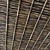 Bamboo Crooked Branch Ceiling Deco 3D model small image 1