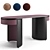 Sleek Parsek Desk: Modern Simplicity 3D model small image 1