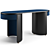 Sleek Parsek Desk: Modern Simplicity 3D model small image 6