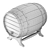 Modern Barrels for 3D Visualization 3D model small image 3