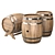 Modern Barrels for 3D Visualization 3D model small image 5