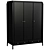 Le Visage 3-Drawer Wardrobe | Convenient and Stylish 3D model small image 1