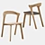 BOK Oak Dining Chair: Contemporary Seating 3D model small image 13