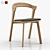 BOK Oak Dining Chair: Contemporary Seating 3D model small image 17