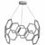 Modern Polygon LED Pendant Light 3D model small image 2