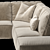 Gamma Sacai: Elegant Designer Sofa 3D model small image 4