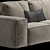 Gamma Sacai: Elegant Designer Sofa 3D model small image 11