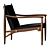 Vintage Frank Kyle Lounge Chair 3D model small image 2