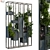 Vertical Plant Set: Modern 3D Model 3D model small image 1