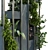 Vertical Plant Set: Modern 3D Model 3D model small image 3