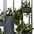 Vertical Plant Set: Modern 3D Model 3D model small image 4