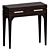 Sleek Bridge Console: 2-Drawer Elegance 3D model small image 1