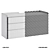 Pianca Chloe: Stylish Chest of Drawers 3D model small image 3