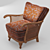 Cozy Wicker Armchair 3D model small image 2